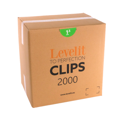 Levelit clips 1,5 mm (2000 stuks)