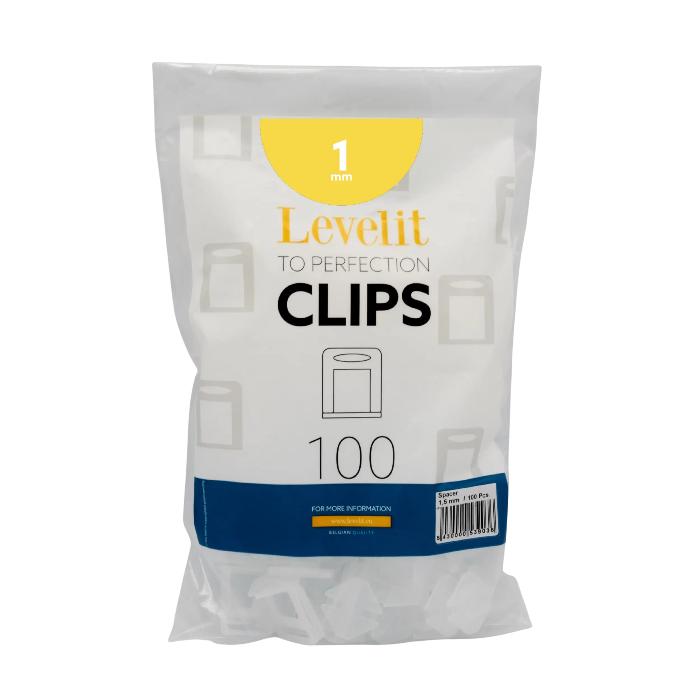Levelit clips 1 mm (100 stuks)