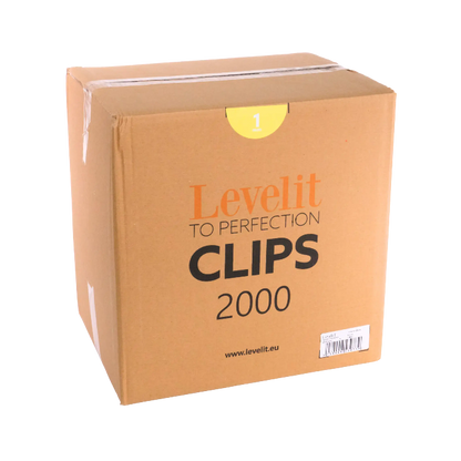 Levelit clips 1 mm (2000 stuks)