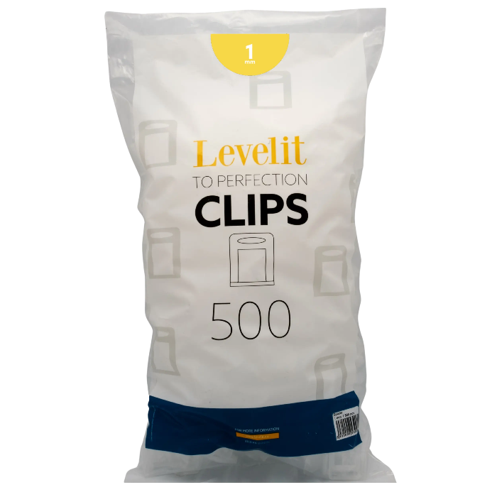 Levelit clips 1 mm (500 stuks)