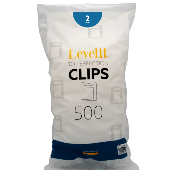 Levelit clips 2 mm (500 stuks)