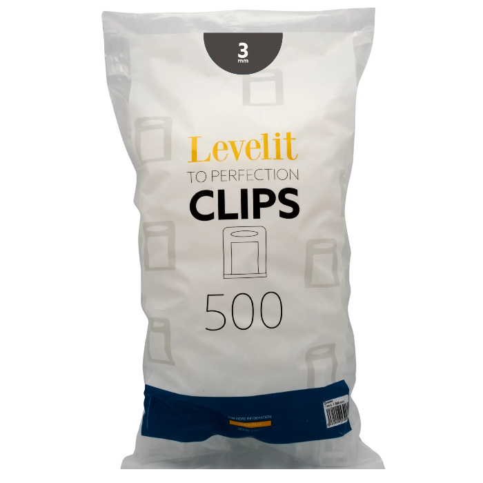 Levelit clips 3 mm (500 stuks)
