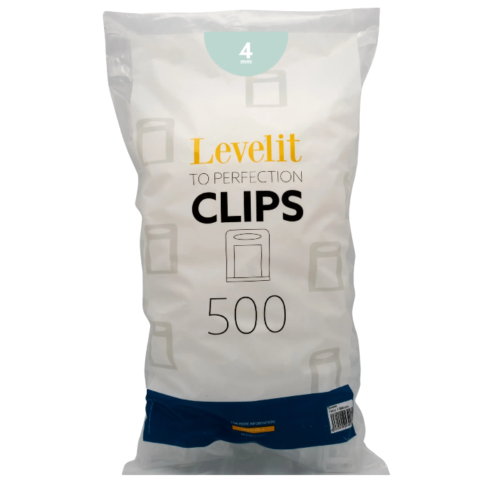 Levelit clips 4 mm (500 stuks)