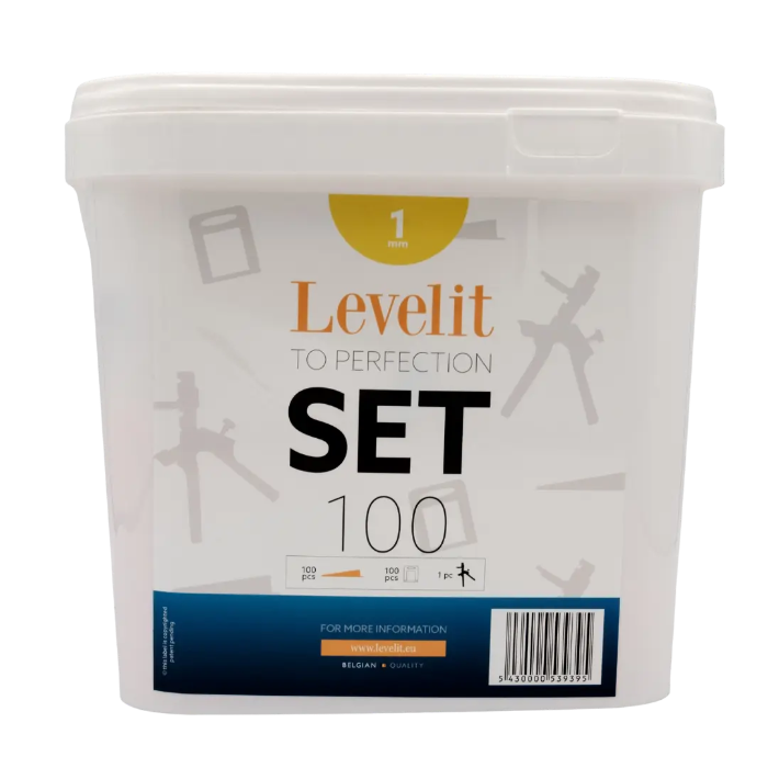 Levelit starterkit 1 mm (100 stuks)
