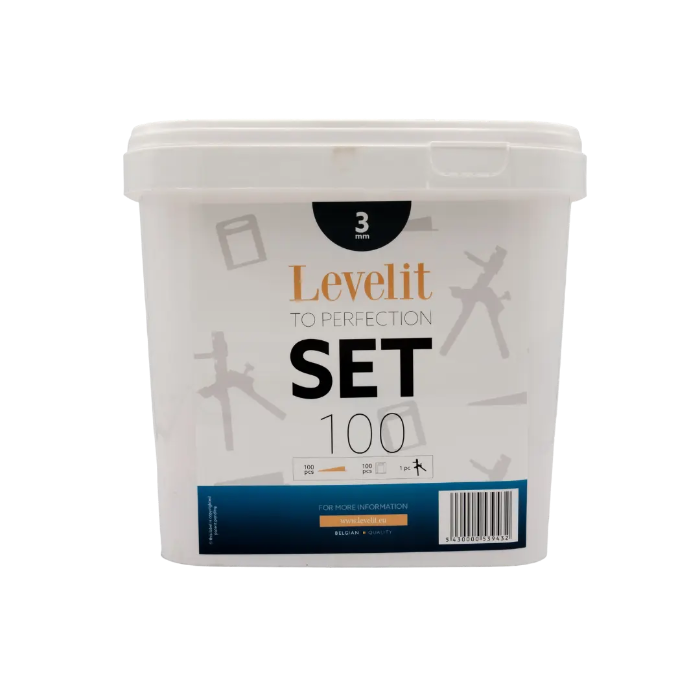 Levelit starterkit 3 mm (100 stuks)