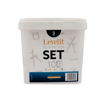 Levelit starterkit 3 mm (100 stuks)