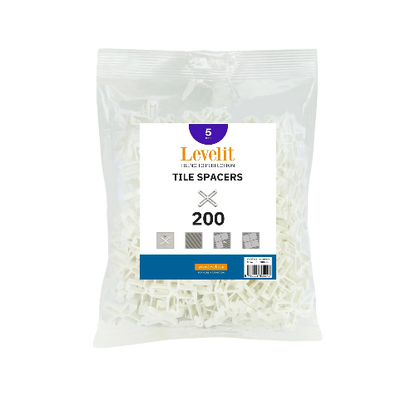 Levelit voegkruisjes 5 mm (200 stuks)