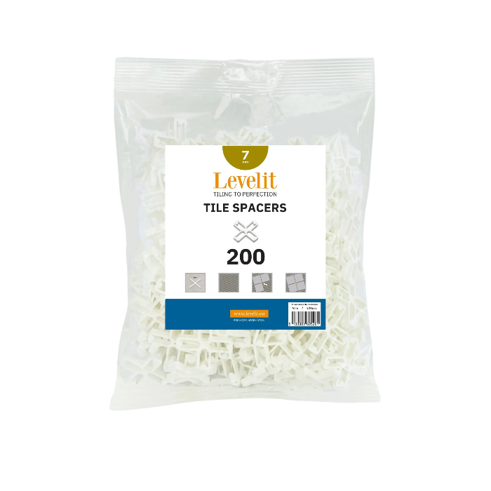 Levelit voegkruisjes 7 mm (200 stuks)