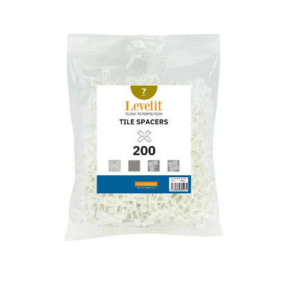 Levelit voegkruisjes 7 mm (200 stuks)