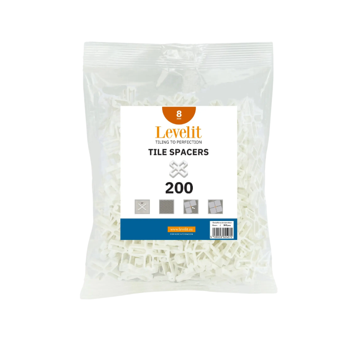 Levelit voegkruisjes 8 mm (200 stuks)