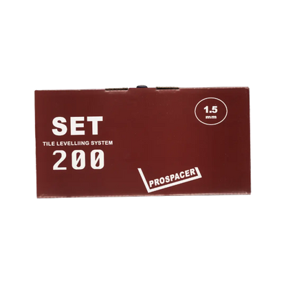 Prospacer starterkit 1,5 mm (200 stuks) bovenkant