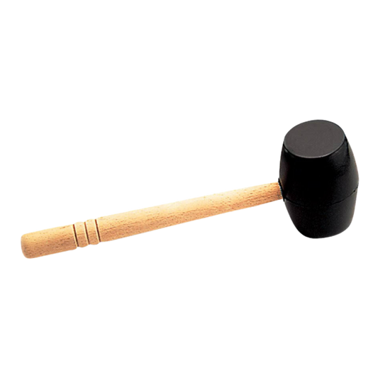 Rubi rubber hamer zwart 500 gram