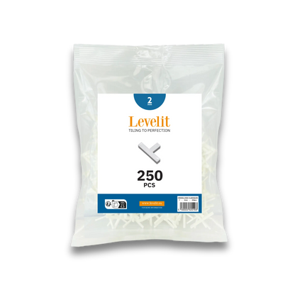 T-kruisjes | 2 mm | 250 stuks CROSS by Levelit