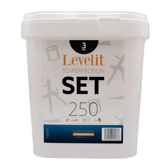 Levelit Set | 3mm | 250 stuks